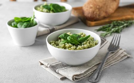 Risotto verde - dobry przepis na ryż ze szpinakiem