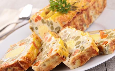 Pasztet z jajek z pieczarkami